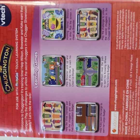 Vtech 2 MobiGo Games: Chuggington & Toy Story 3 - Picture 4 of 9